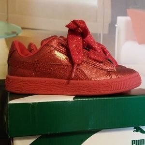 Beautiful Red Puma with Big laces